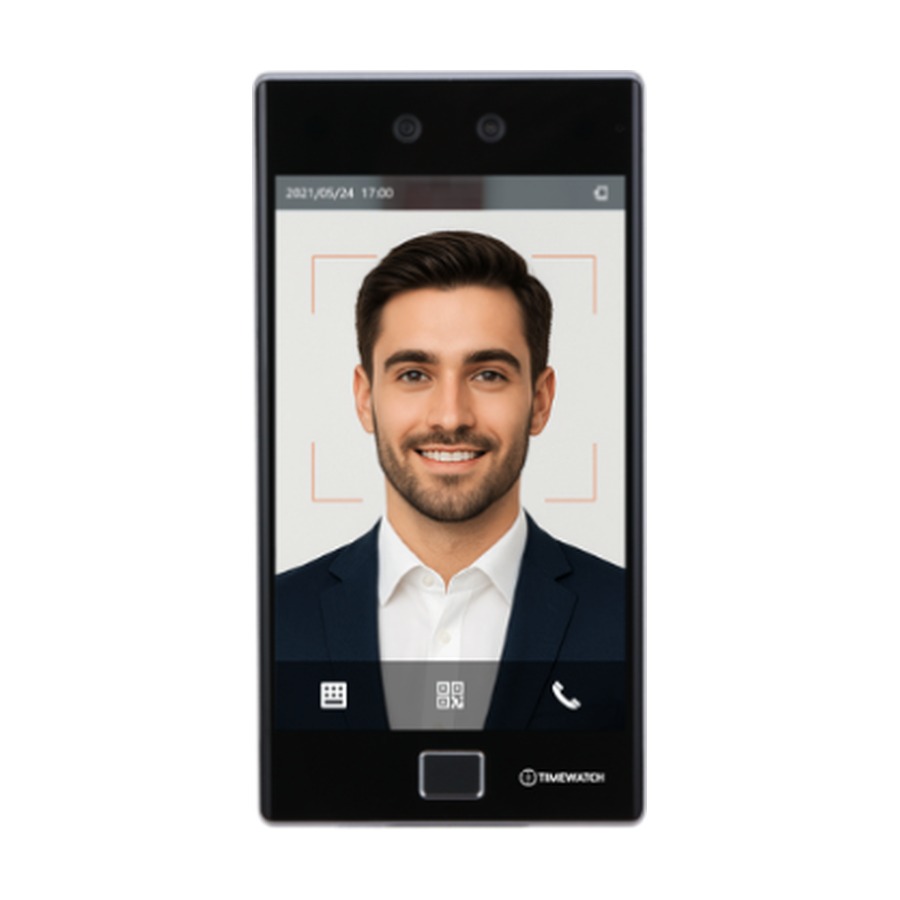 Timewatch Trueface1L-Fp 8 Inch Face And Fingerprint Terminal - Application: Large Enterprises