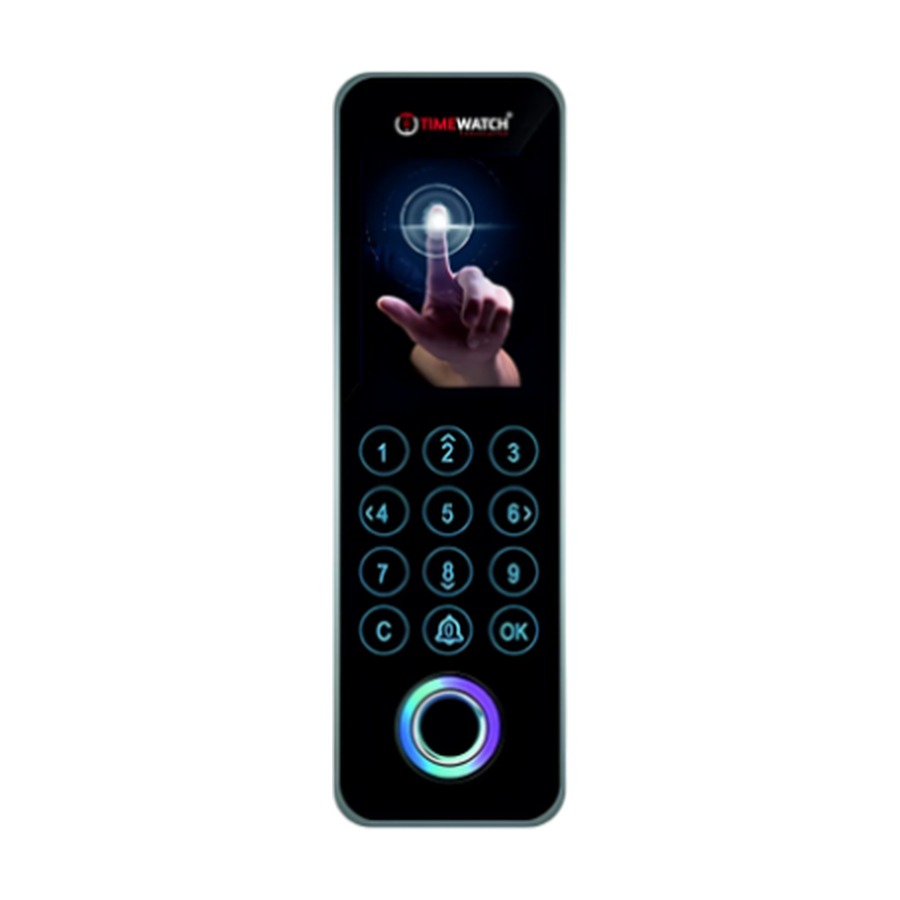 Timewatch Ultraacr802f Slim Metal Fingerprint, Card And Pin Terminal Ip65 - Usage: Outdoor Gates