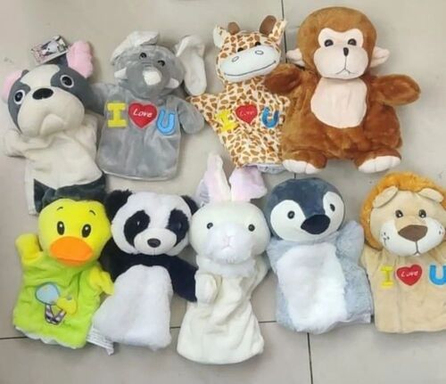 Fabric Animal Hand Puppets Soft Toys