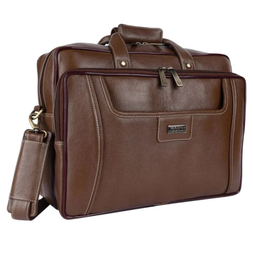 Plain Leather Laptop Bags