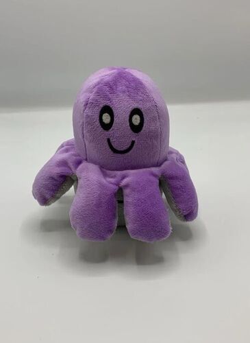 Plush Purple Reversible Octopus Soft Toy