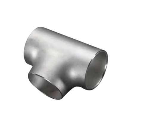 Silver Stainless Steel Pipe Tee