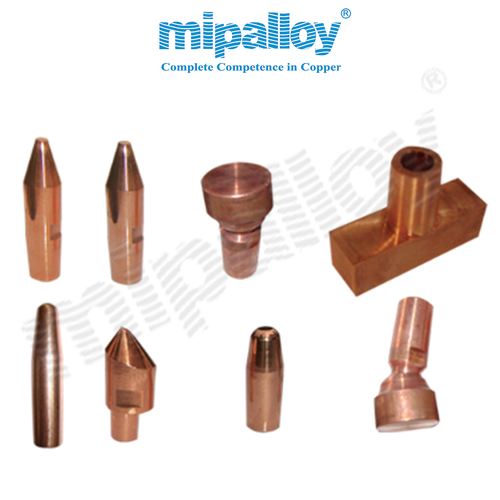 Spot Welding Electrodes - Color: Copper