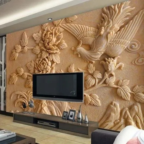 Decorative 3d Vinyl Wallpaper