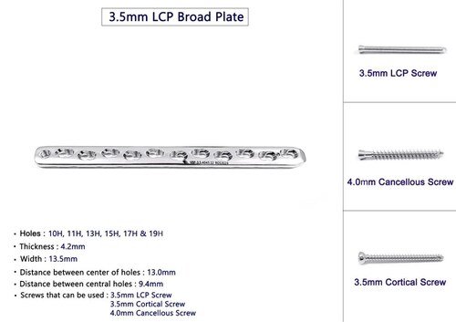 Orthopedic Broad Locking Plate Femur