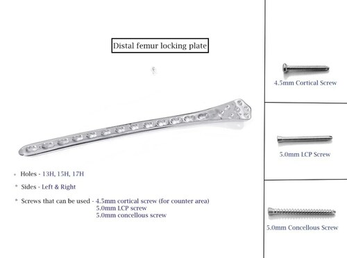 Orthopedic Distal Femur Locking Plate