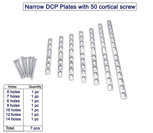 Orthopedic Narrow DCP Plate Set