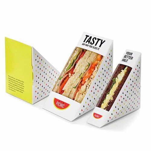 Sandwich Packaging Boxes - Color: Multi Color