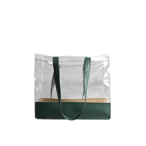 Transparent Shopper Tote Luxe Hamper Bag