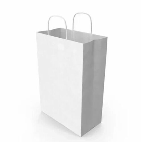 White Bakery Paper Carry Bag
