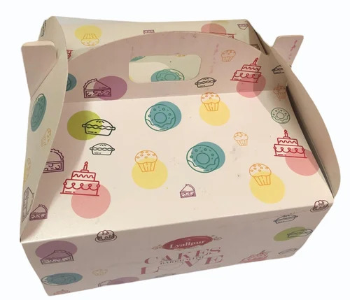1kg Kraft Paper Printed Cake Box