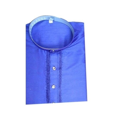 Blue Silk Kurta Pajama