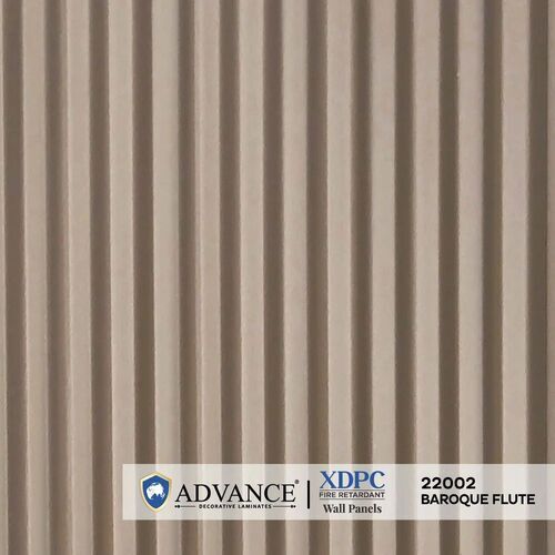 Brown Flute Pvc Wall Panel