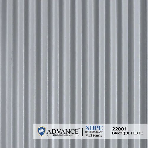 Grey Flute Pvc Wall Panel