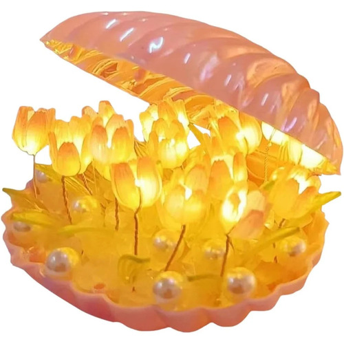Handmade DIY Shell Tulip Night Light