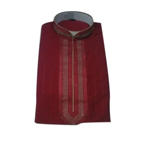 Red Cotton Kurta Pajama
