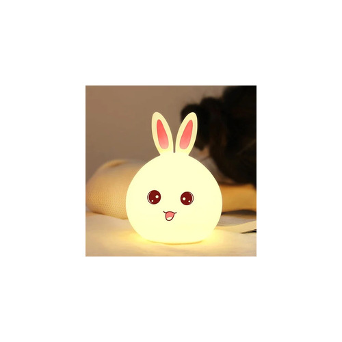 Silicone LED Cute Bunny Rabbit Baby Nursery Lamp