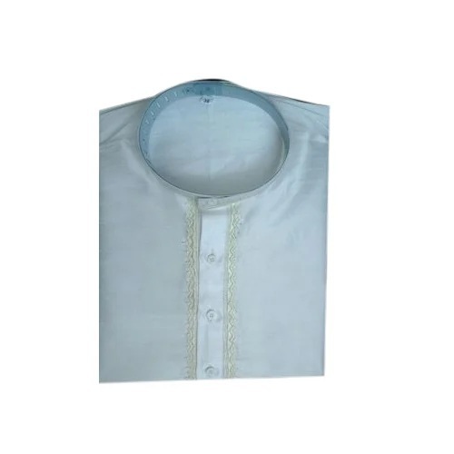 White Silk Kurta Pajama