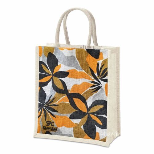 Designer Printed Jute Bag