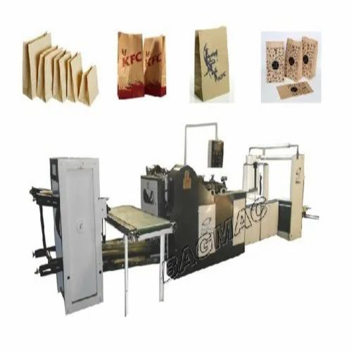 V-Bottom Paper Bag Making Machine