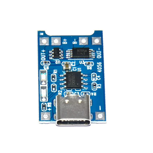 Embdessol Tp4056 With Battery Protection C Type Battery Charging Module