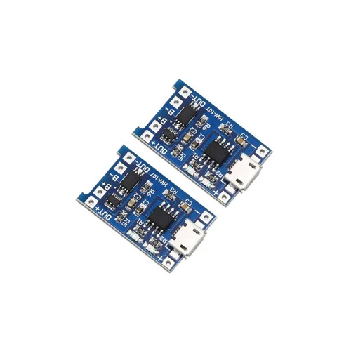 Embdessol Tp4056 With Battery Protection Micro Usb Battery Charging Module