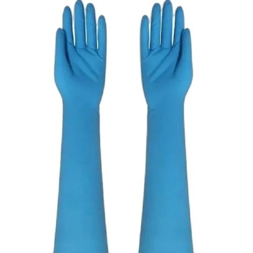 14 Inch Nitrile Long Cuff Gloves