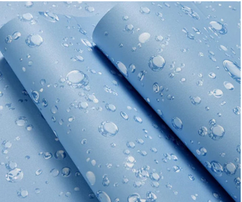Blue Self Adhesive Wallpaper