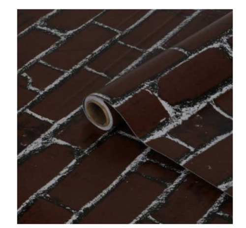 Brown Bricks Pvc Wallpaper