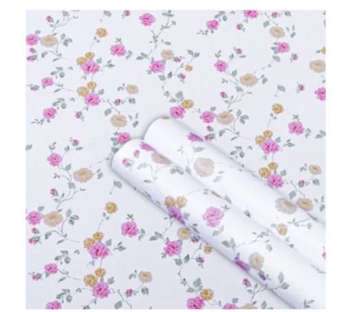 Flower Print Pvc Wallpaper