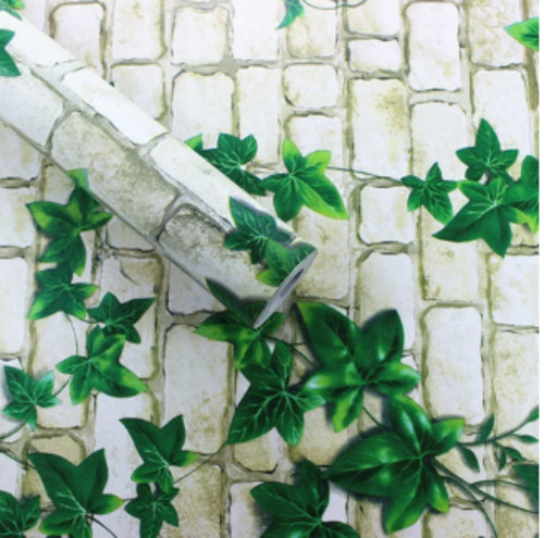 Green Leaves 3d Waterproof Wallpaper