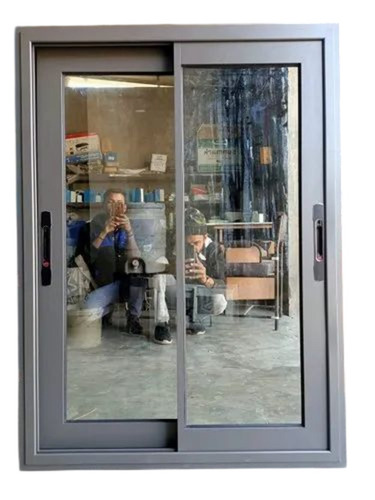 Silver Slimline Aluminium Window
