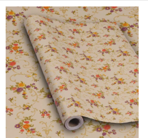 Water Proof Floral Printed Pvc Wallpaper