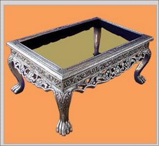 Carved Silver Coffee Tables