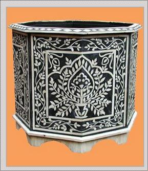 Elegant Look Stone Carved Planter