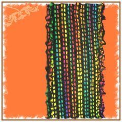 Multicolor Raw Silk Stoles