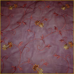 Skin Friendly Designer Embroidery Fabrics Texture: Embroidered