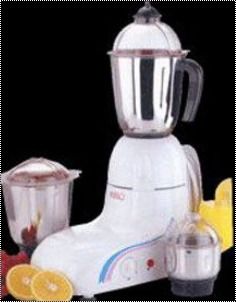 White Stainless Steel Electronic Mixer Grinder And Jar