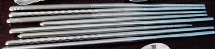 Metal Silver Stainless Steel Chopstick