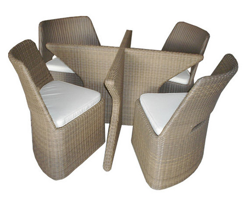 Eco-Friendly Synthetic Rattan Living Set