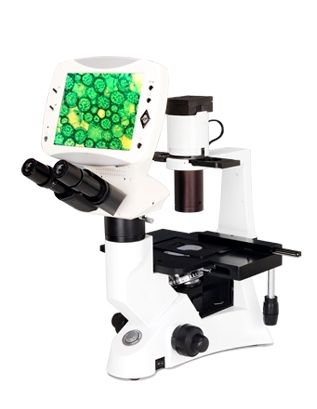 Inverted LCD Biological Microscope