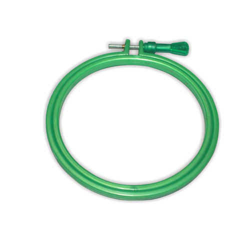 Green Jyoti Plastic Embroidery Hoops