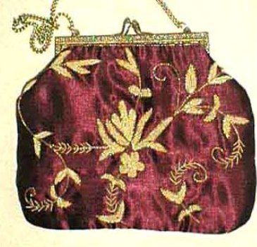 Satin Fabric Ladies Handbags