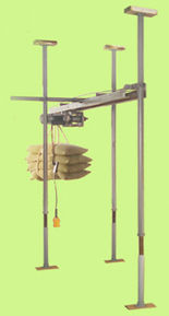 Portable Indoor Straight Forward Crane Hoist