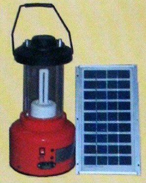 Red Portable Solar Power Lantern