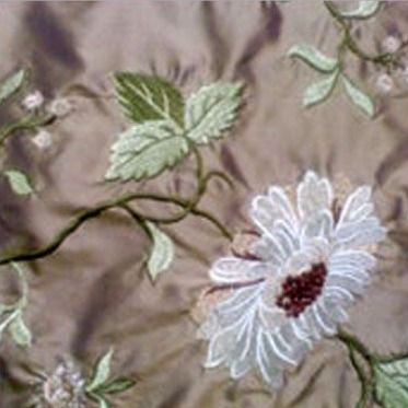 Pure Taffeta Embroidery Fabric