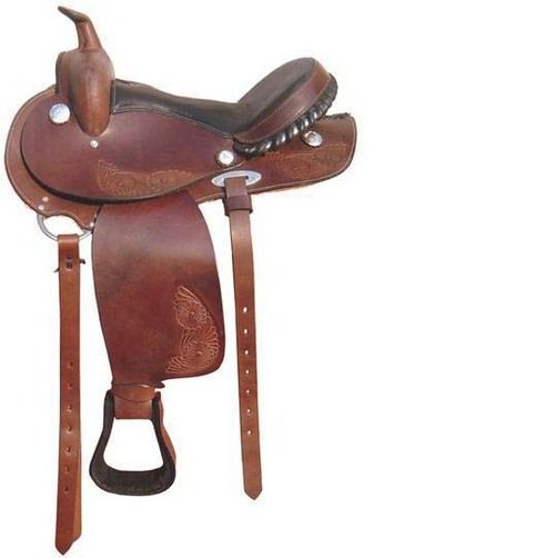 Brown Classic Design Western Saddle