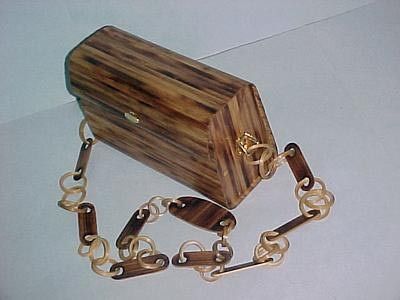 Bamboo Fashion Bag Square Shape