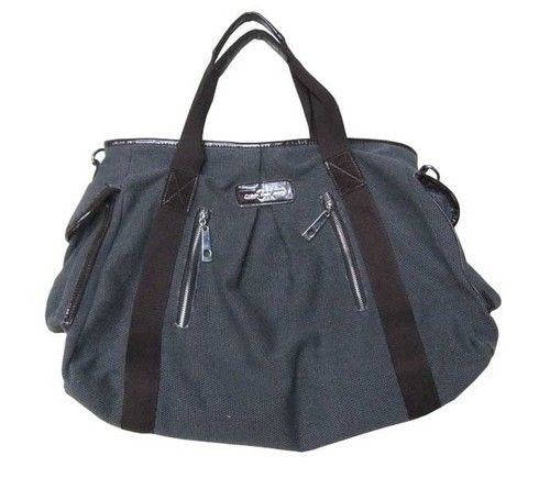 Dark Grey Designer Leather Handbags For Ladies