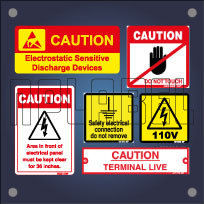 control panel stickers